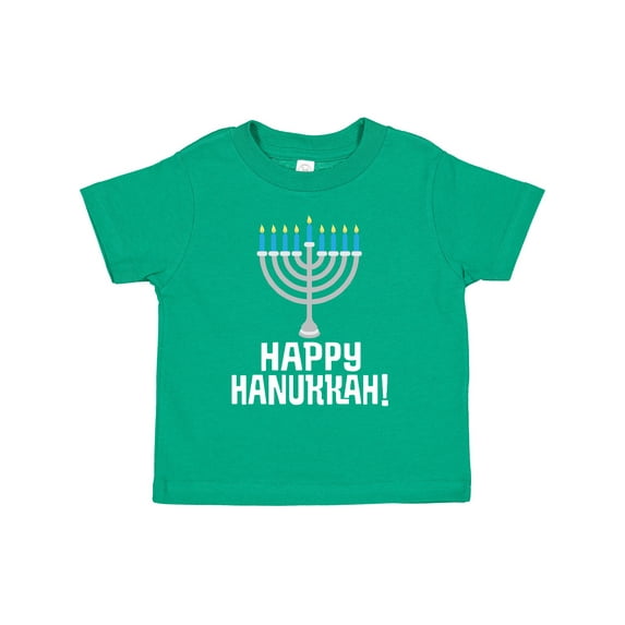 Inktastic Happy Hanukkah Menorah Boys or Girls Toddler T-Shirt
