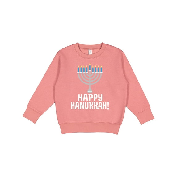 Inktastic Happy Hanukkah Menorah Toddler Sweatshirt