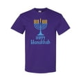 thumbnail image 1 of Inktastic Happy Hanukkah with Blue Menorah T-Shirt, 1 of 5