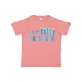 thumbnail image 1 of Inktastic Happy Hanukkah with Candles Boys or Girls Toddler T-Shirt, 1 of 5