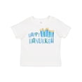 thumbnail image 1 of Inktastic Happy Hanukkah with Candles Boys or Girls Toddler T-Shirt, 1 of 5