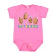 thumbnail image 1 of Inktastic Happy Hanukkah with Cute Dreidels Boys or Girls Baby Bodysuit, 1 of 5