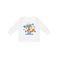 thumbnail image 1 of Inktastic Happy Hanukkah with Fox and Snowflakes Boys or Girls Long Sleeve Toddler T-Shirt, 1 of 5