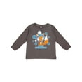 thumbnail image 1 of Inktastic Happy Hanukkah with Fox and Snowflakes Boys or Girls Long Sleeve Toddler T-Shirt, 1 of 5