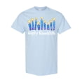 thumbnail image 1 of Inktastic Happy Hanukkah with Lit Candles T-Shirt, 1 of 5