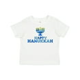 thumbnail image 1 of Inktastic Happy Hanukkah with Menorah Boys or Girls Toddler T-Shirt, 1 of 5