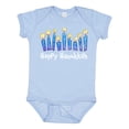 thumbnail image 1 of Inktastic Happy Hanukkah with lit candles Boys or Girls Baby Bodysuit, 1 of 5