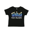 thumbnail image 1 of Inktastic Happy Hanukkah with lit candles Boys or Girls Toddler T-Shirt, 1 of 5