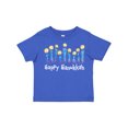 thumbnail image 1 of Inktastic Happy Hanukkah with lit candles Boys or Girls Toddler T-Shirt, 1 of 5