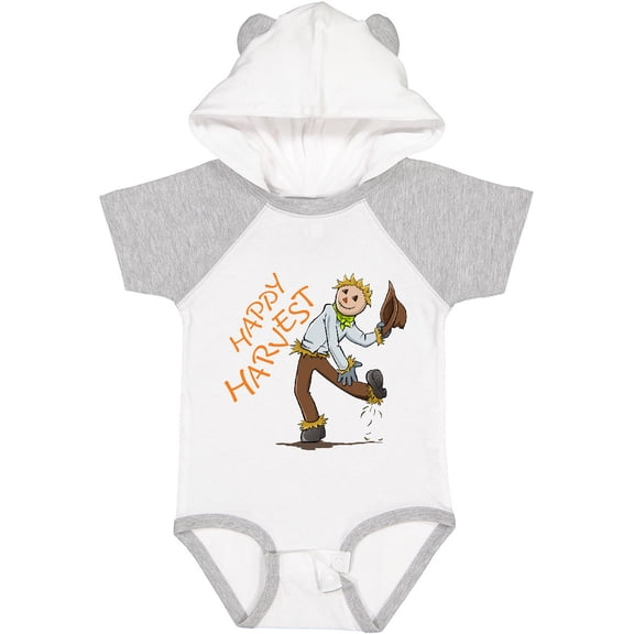 Inktastic Happy Harvest Scarecrow Boys or Girls Baby Bodysuit