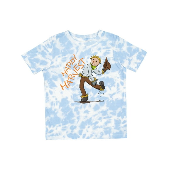 Inktastic Happy Harvest Scarecrow Boys or Girls Toddler T-Shirt