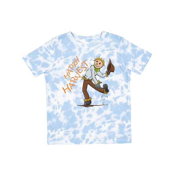 Inktastic Happy Harvest Scarecrow Boys or Girls Toddler T-Shirt