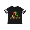 thumbnail image 1 of Inktastic Happy Juneteenth Boys or Girls Toddler T-Shirt, 1 of 5
