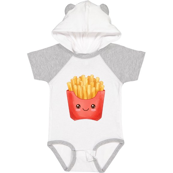 Inktastic Happy Kawaii French Fries Boys or Girls Baby Bodysuit