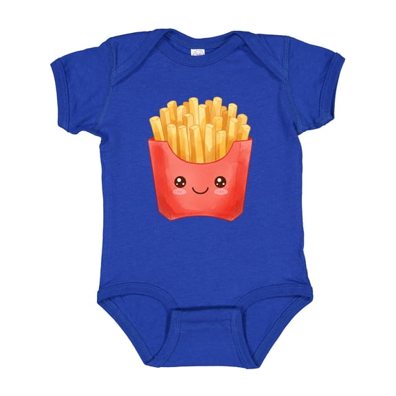 Inktastic Happy Kawaii French Fries Boys or Girls Baby Bodysuit
