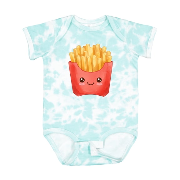 Inktastic Happy Kawaii French Fries Boys or Girls Baby Bodysuit
