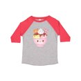 thumbnail image 1 of Inktastic Happy Kawaii Ice Cream Sundae Boys or Girls Toddler T-Shirt, 1 of 5