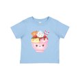 thumbnail image 1 of Inktastic Happy Kawaii Ice Cream Sundae Boys or Girls Toddler T-Shirt, 1 of 5