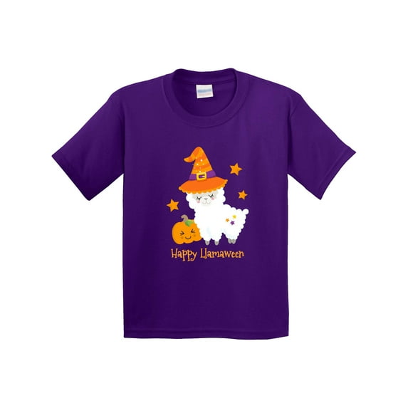Inktastic Happy Llamaween Youth T-Shirt