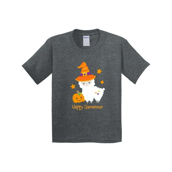 Inktastic Happy Llamaween Youth T-Shirt