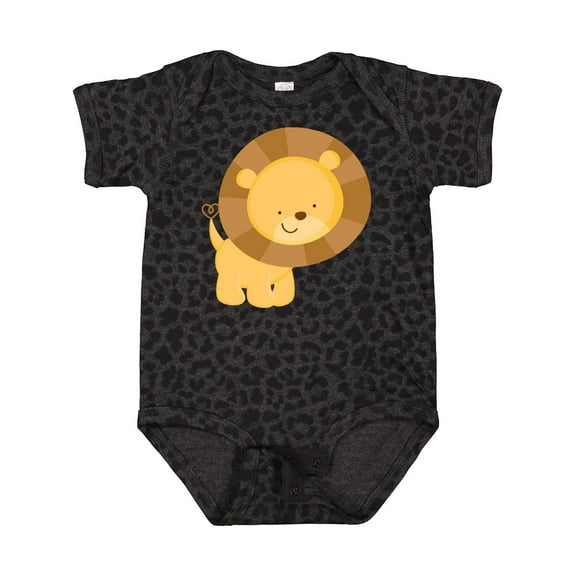 Inktastic Happy Lion Boys or Girls Baby Bodysuit