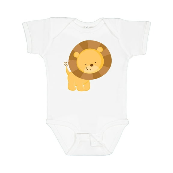 Inktastic Happy Lion Boys or Girls Baby Bodysuit