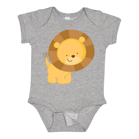 Inktastic Happy Lion Boys or Girls Baby Bodysuit