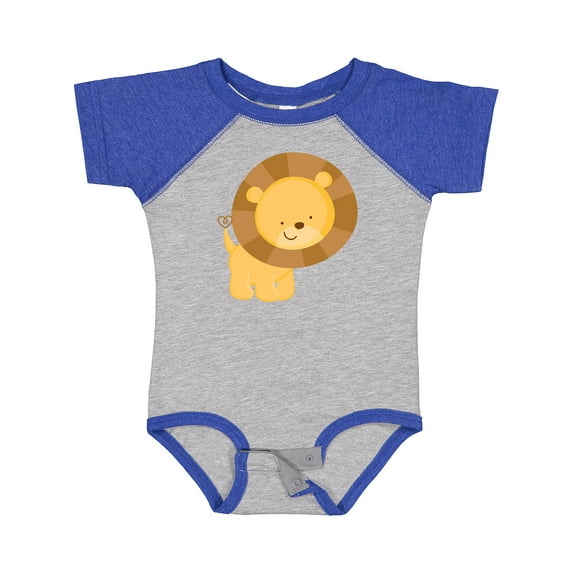 Inktastic Happy Lion Boys or Girls Baby Bodysuit