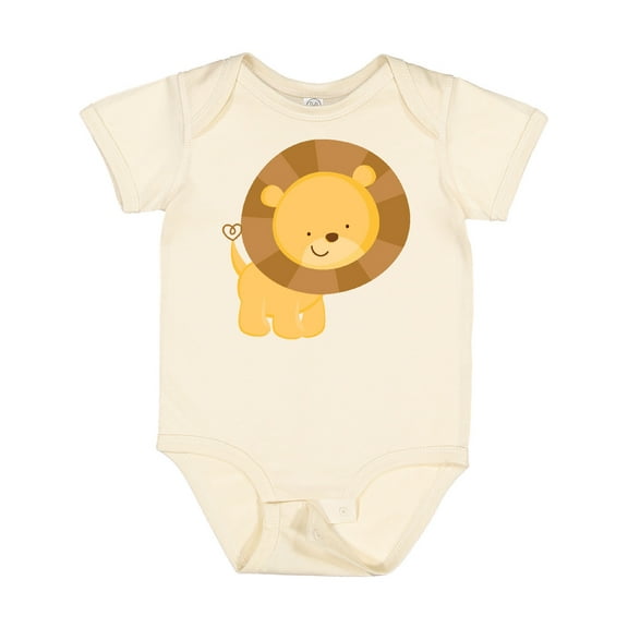 Inktastic Happy Lion Boys or Girls Baby Bodysuit