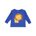 thumbnail image 1 of Inktastic Happy Lion Boys or Girls Long Sleeve Toddler T-Shirt, 1 of 5