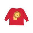 thumbnail image 1 of Inktastic Happy Lion Boys or Girls Long Sleeve Toddler T-Shirt, 1 of 5