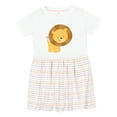 thumbnail image 1 of Inktastic Happy Lion Girls Toddler Dress, 1 of 5