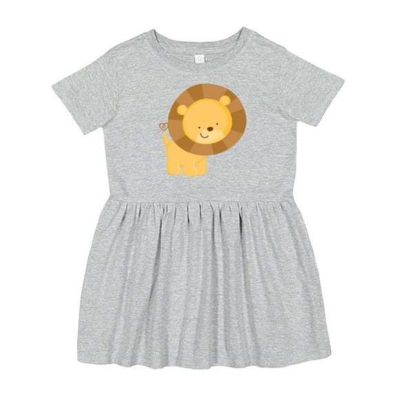 Inktastic Happy Lion Girls Toddler Dress