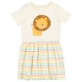 thumbnail image 1 of Inktastic Happy Lion Girls Toddler Dress, 1 of 5