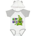thumbnail image 1 of Inktastic Happy Mardi Gras Big and Little Alligators with Beads Boys or Girls Baby Bodysuit, 1 of 5