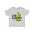 thumbnail image 1 of Inktastic Happy Mardi Gras Big and Little Alligators with Beads Boys or Girls Baby T-Shirt, 1 of 5