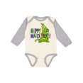 thumbnail image 1 of Inktastic Happy Mardi Gras Big and Little Alligators with Beads Boys or Girls Long Sleeve Baby Bodysuit, 1 of 5
