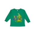 thumbnail image 1 of Inktastic Happy Mardi Gras Big and Little Alligators with Beads Boys or Girls Long Sleeve Toddler T-Shirt, 1 of 5