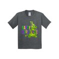 thumbnail image 1 of Inktastic Happy Mardi Gras Big and Little Alligators with Beads Youth T-Shirt, 1 of 5