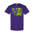 thumbnail image 1 of Inktastic Happy Mardi Gras Cute Alligator with Beads T-Shirt, 1 of 5