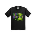 thumbnail image 1 of Inktastic Happy Mardi Gras Cute Alligator with Beads Youth T-Shirt, 1 of 5