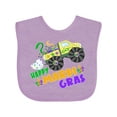 thumbnail image 1 of Inktastic Happy Mardi Gras Monster Truck with Beads Boys or Girls Baby Bib, 1 of 4