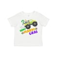 thumbnail image 1 of Inktastic Happy Mardi Gras Monster Truck with Beads Boys or Girls Toddler T-Shirt, 1 of 5