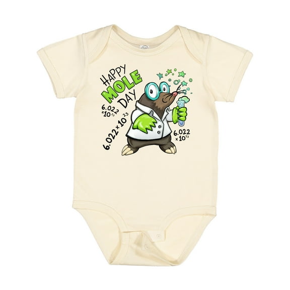 Inktastic Happy Mole Day- Chemistry Mole Boys or Girls Baby Bodysuit
