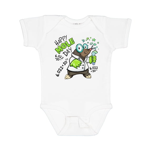 Inktastic Happy Mole Day- Chemistry Mole Boys or Girls Baby Bodysuit