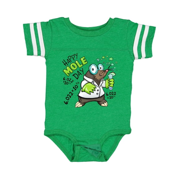 Inktastic Happy Mole Day- Chemistry Mole Boys or Girls Baby Bodysuit