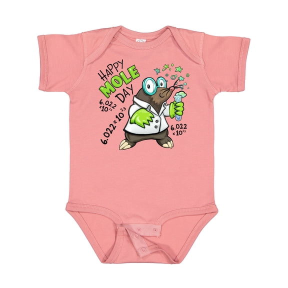Inktastic Happy Mole Day- Chemistry Mole Boys or Girls Baby Bodysuit