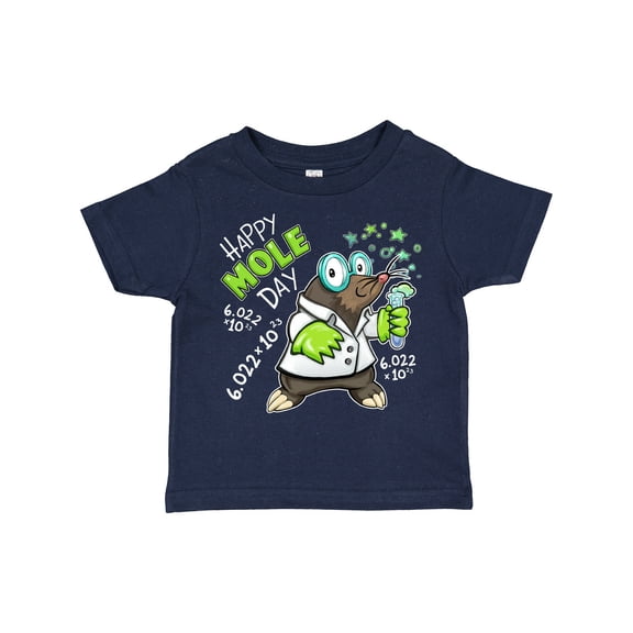 Inktastic Happy Mole Day- Chemistry Mole Boys or Girls Toddler T-Shirt