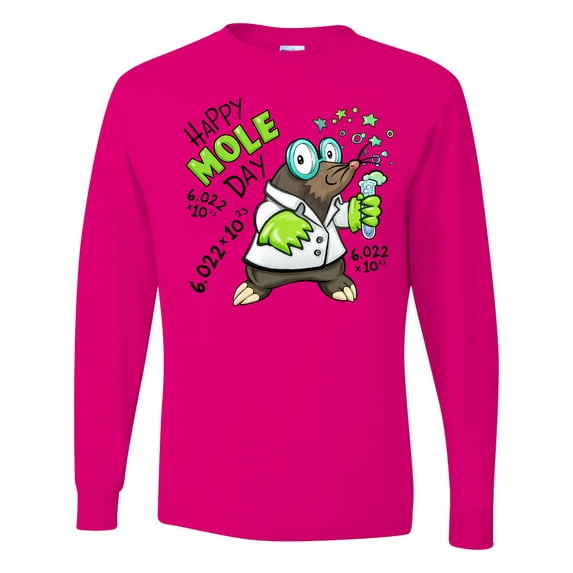Inktastic Happy Mole Day Chemistry Mole Long Sleeve T-Shirt