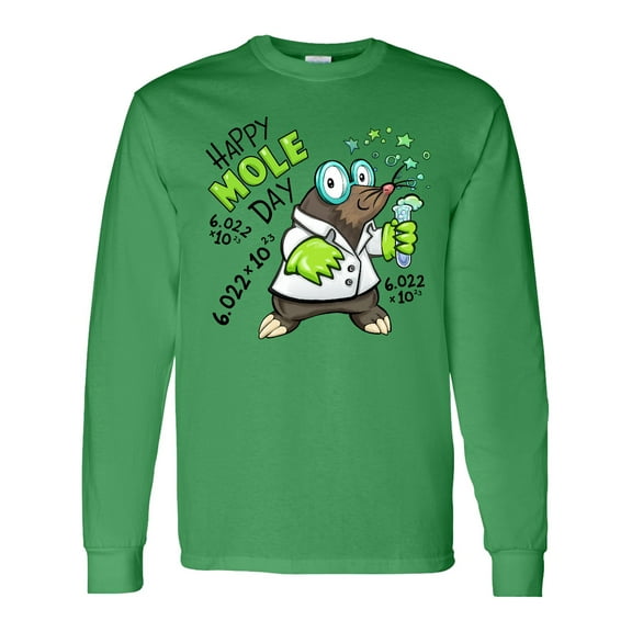 Inktastic Happy Mole Day Chemistry Mole Long Sleeve T-Shirt